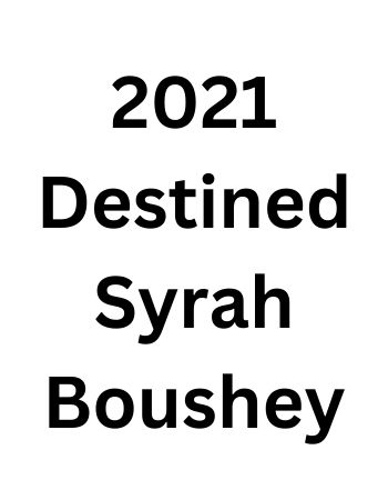 2021 Destined Syrah - Boushey
